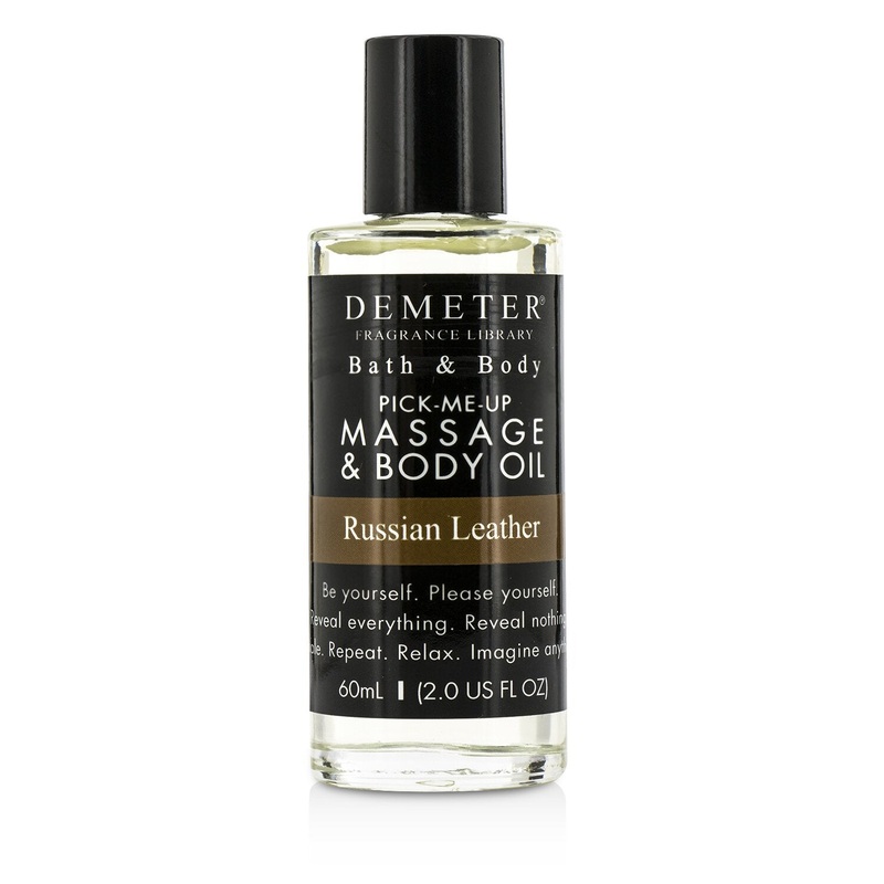 Demeter Russian Leather Massage & Body Oil  60ml/2oz