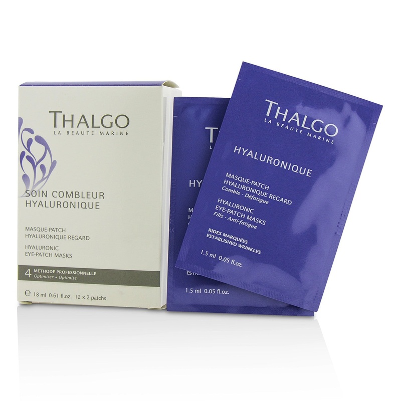 Thalgo Hyaluronique Hyaluronic Eye-Patch Masks (Salon Size)  12x2patchs