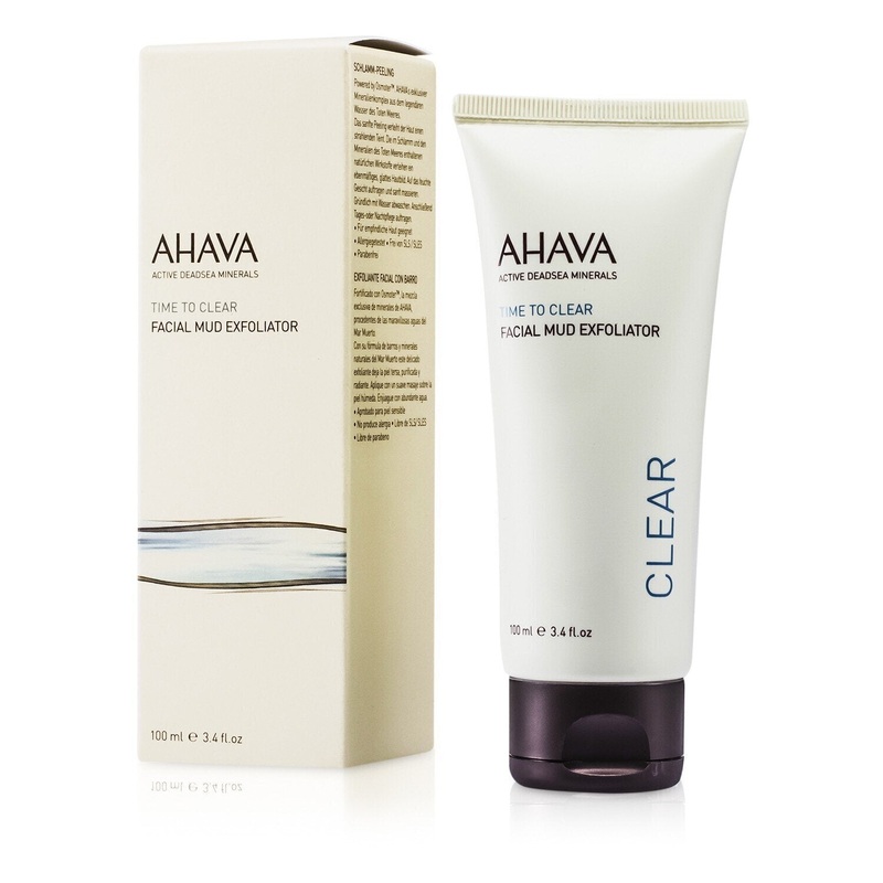 Ahava Time To Clear Facial Mud Exfoliator  100ml/3.4oz
