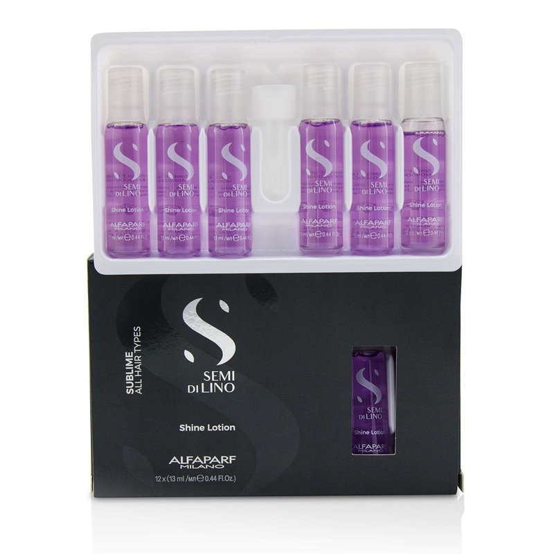 AlfaParf Semi Di Lino Sublime Shine Lotion (All Hair Types)  12x13ml/0.44oz