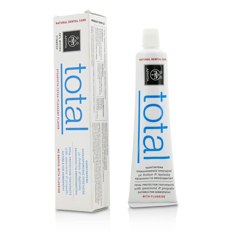 Apivita Total Protection Toothpaste With Spearmint & Propolis  75ml/2.53oz