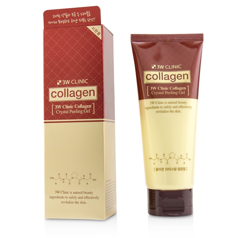 3W Clinic Collagen Crystal Peeling Gel  180ml/6oz