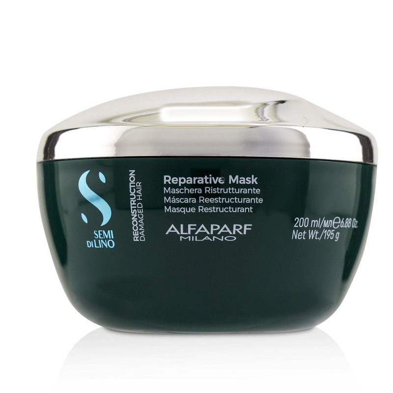 AlfaParf Semi Di Lino Reconstruction Reparative Mask (Damaged Hair)  200ml/6.88oz
