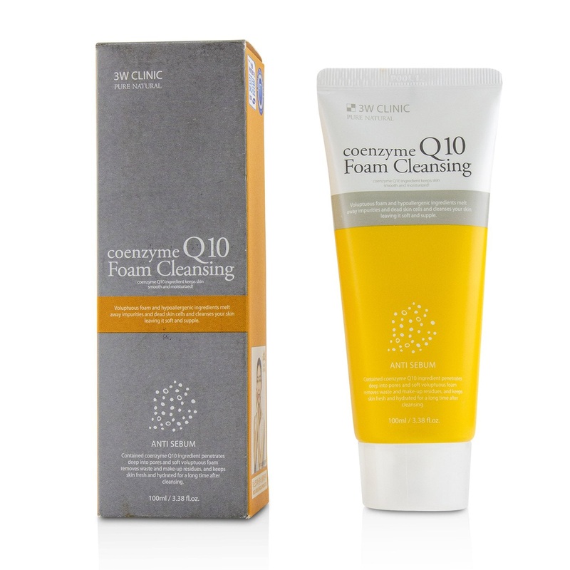 3W Clinic Coenzyme Q10 Foam Cleansing  100ml/3.38oz