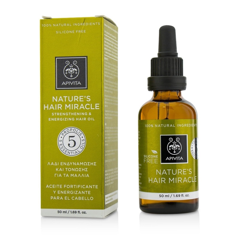 Apivita Nature's Hair Miracle Strengthening & Energizing Hair Oil with Propolis  50ml/1.69oz