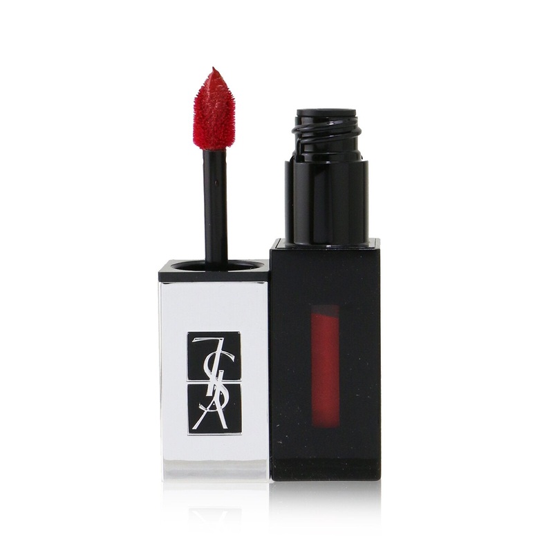 Yves Saint Laurent Rouge Pur Couture Vernis A Levres The Holographics Glossy Stain - # 505 Video Red  6ml/0.2oz