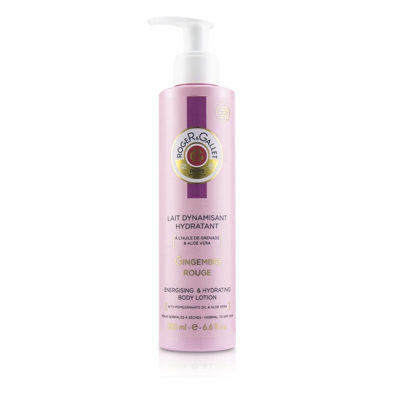 Roger & Gallet Gingembre Rouge Energising & Hydrating Body Lotion (with Pump)  200ml/6.6oz
