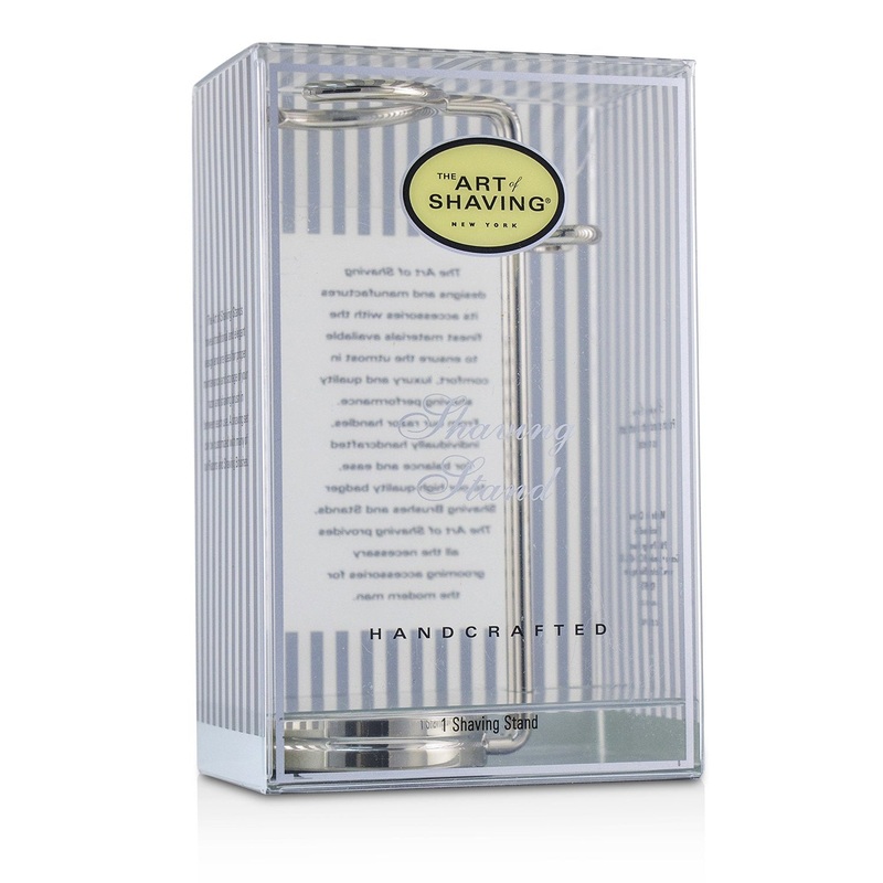 The Art Of Shaving Compact Shaving Stand - Nickel (For Brush & Razor)  1pc