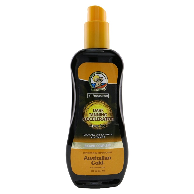 Australian Gold Dark Tanning Accelerator Spray Gel  237ml/8oz