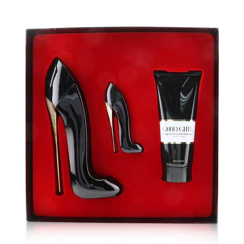 Carolina Herrera Good Girl Coffret: Eau De Parfum Spray 80ml/2.7oz + Body Lotion 80ml/2.7oz + Eau De Parfum 7ml/0.2oz  3pcs