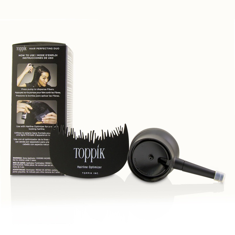 Toppik Hair Perfecting Duo : 1x Spray Applicator + 1x Hairline Optimizer  2pcs