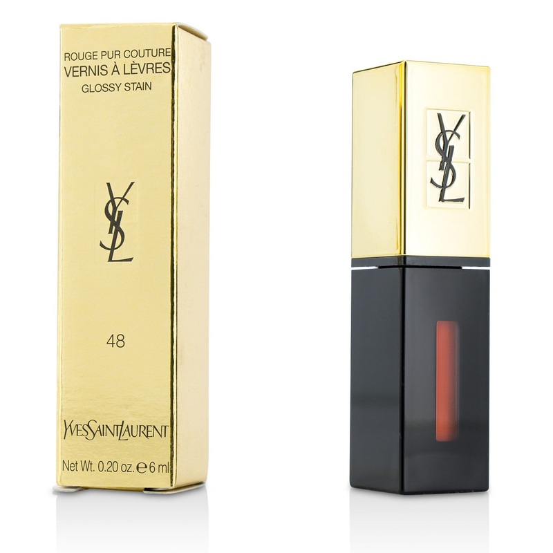 Yves Saint Laurent Rouge Pur Couture Vernis a Levres Glossy Stain - # 48 Orange Graffiti  6ml/0.2oz