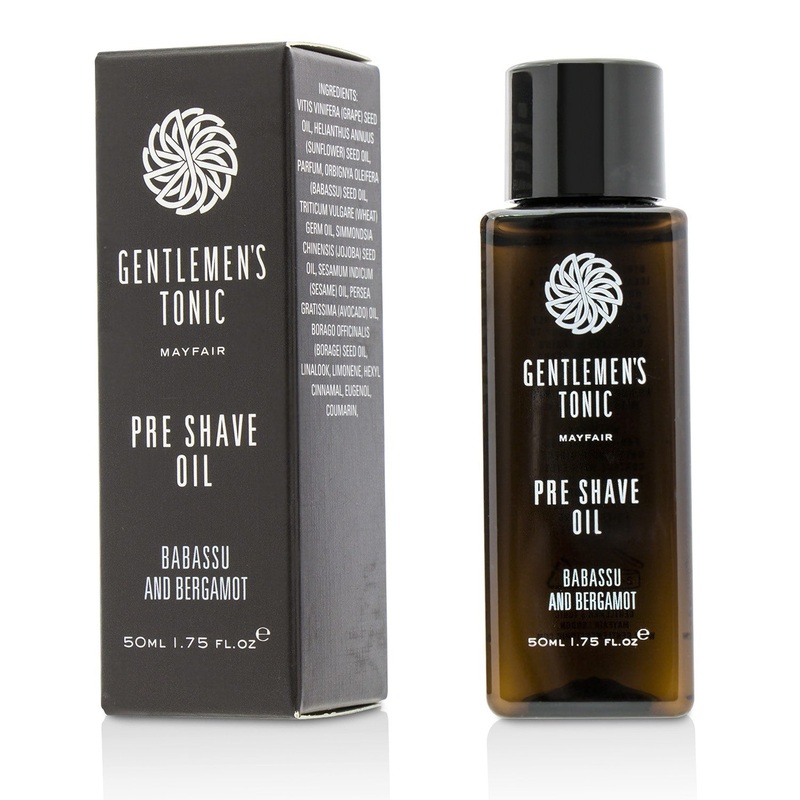 Gentlemen's Tonic Pre Shave Oil - Babassu & Bergamot  50ml/1.75oz