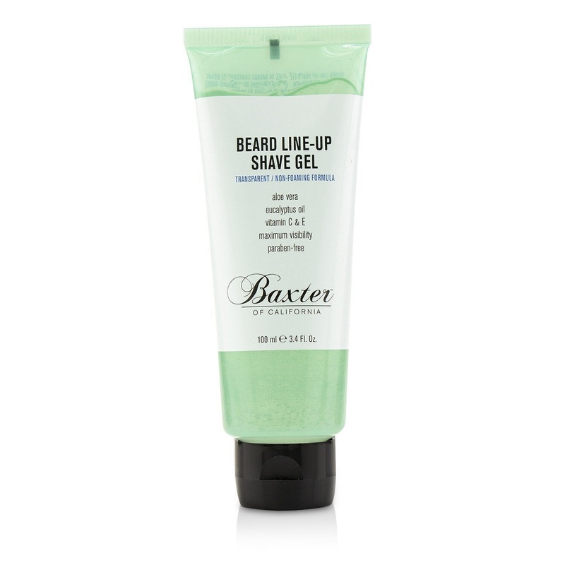 Baxter Of California Beard Line-Up Shave Gel (Transparent/Non-Foaming Formula)  100ml/3.4oz
