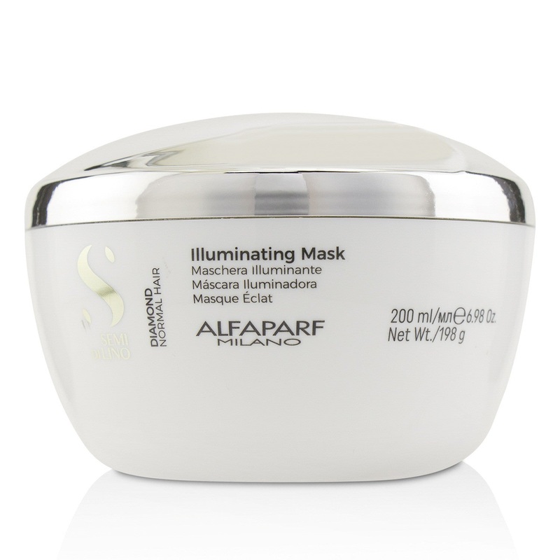 AlfaParf Semi Di Lino Diamond Illuminating Mask (Normal Hair)  200ml/6.98oz