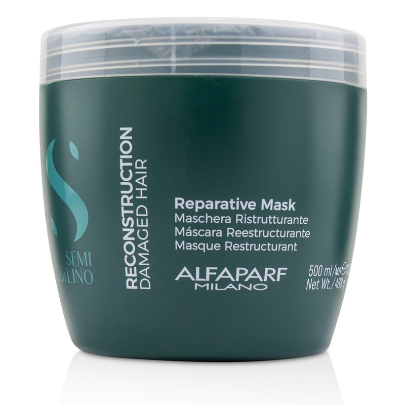 AlfaParf Semi Di Lino Reconstruction Reparative Mask (Damaged Hair)  500ml/17.2oz