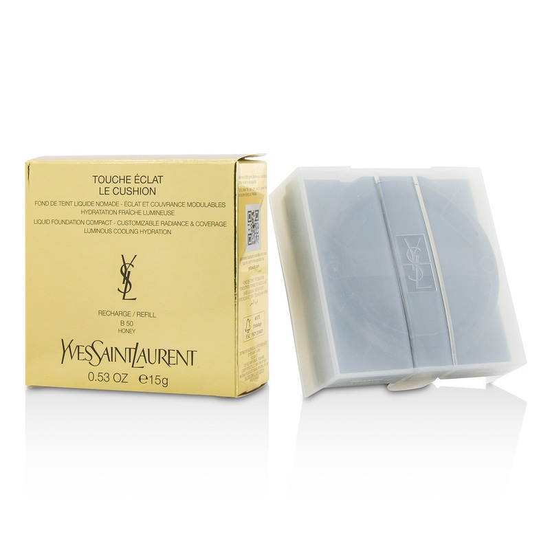 Yves Saint Laurent Touche Eclat Le Cushion Liquid Foundation Compact Refill - #B50 Honey  15g/0.53oz