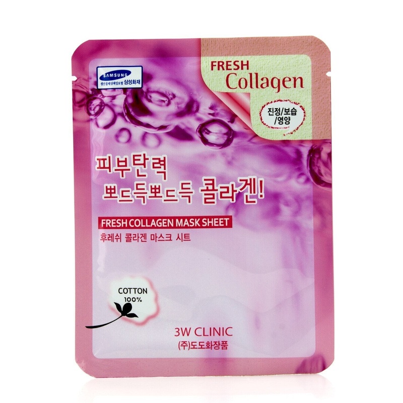 3W Clinic Mask Sheet - Fresh Collagen  10pcs