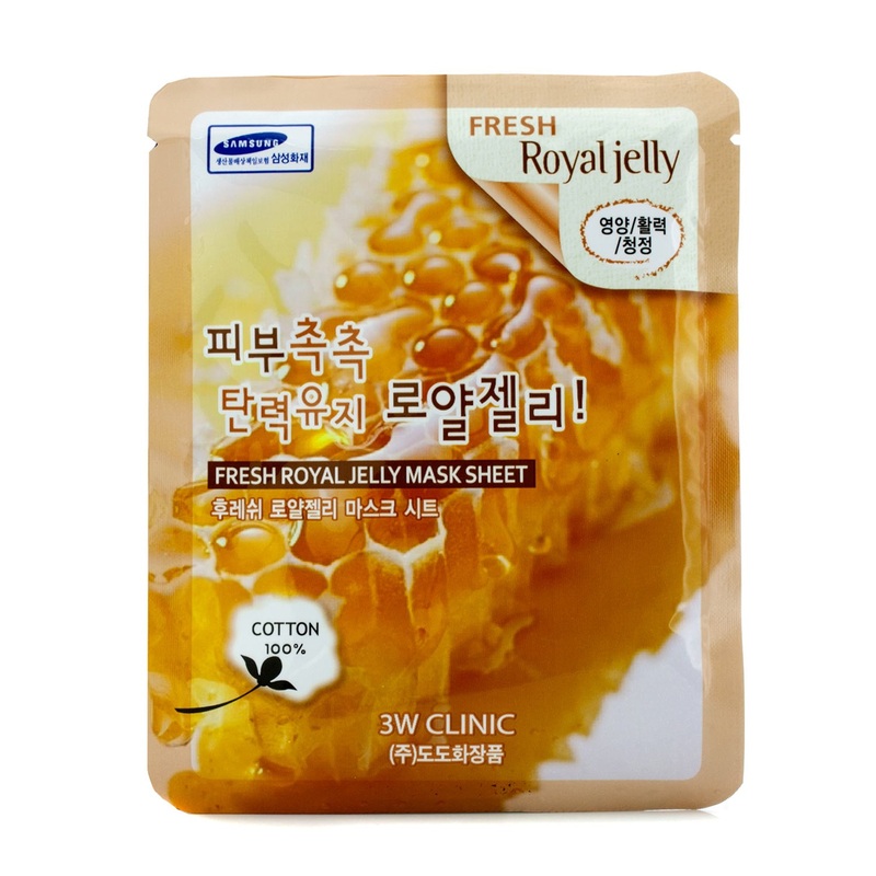 3W Clinic Mask Sheet - Fresh Royal Jelly  10pcs