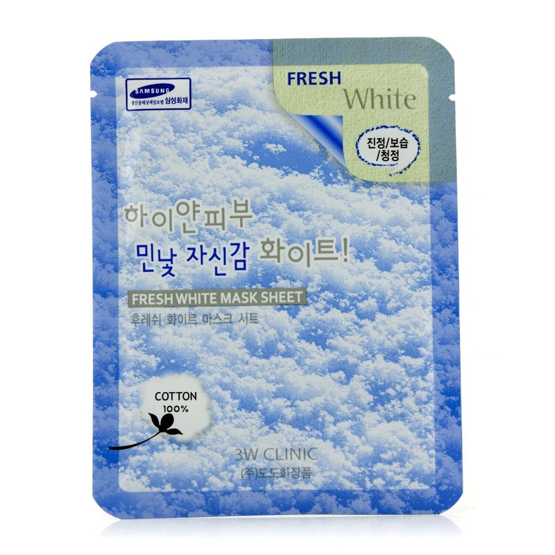 3W Clinic Mask Sheet - Fresh White  10pcs