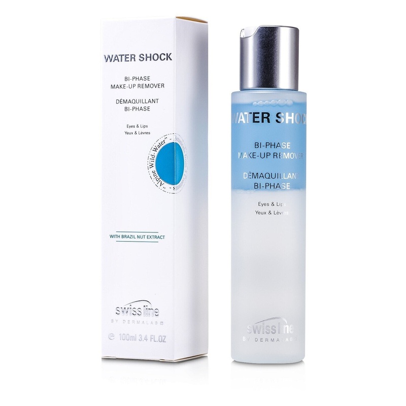 Swissline Water Shock Bi-Phase Make-up Remover - Eyes & Lips  100ml/3.4oz