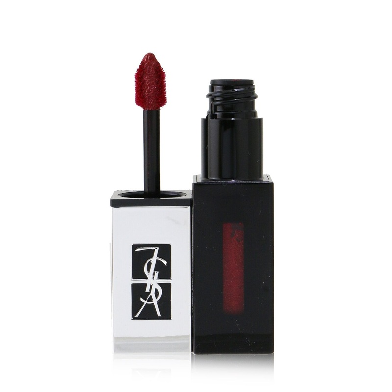 Yves Saint Laurent Rouge Pur Couture Vernis A Levres The Holographics Glossy Stain - # 502 Electric Burgundy  6ml/0.2oz