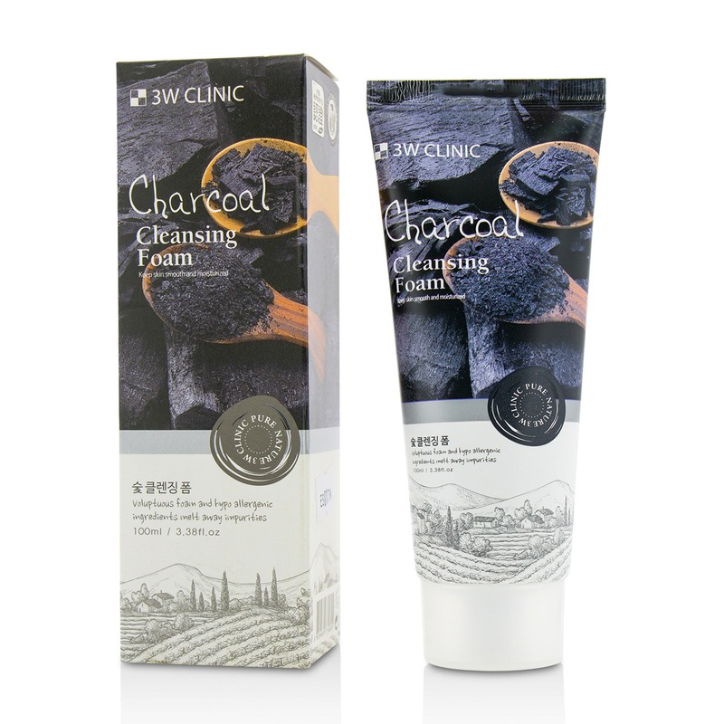 3W Clinic Cleansing Foam - Charcoal  100ml/3.38oz