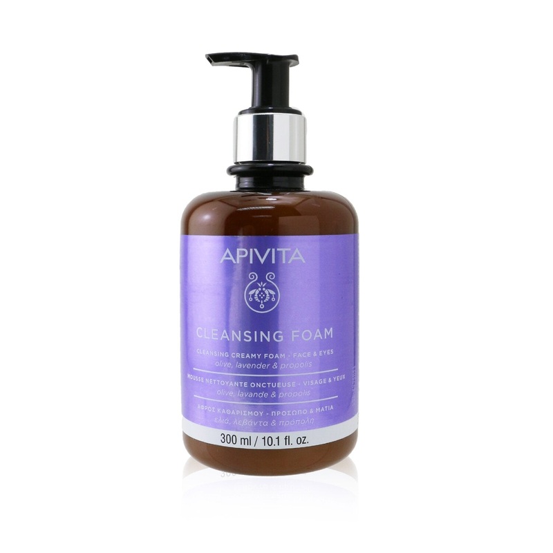 Apivita Cleansing Creamy Foam For Face & Eyes (Limited Edition)  300ml/10.1oz