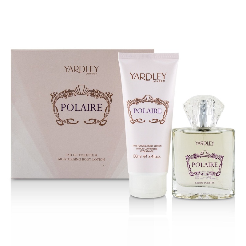 Yardley London Polaire Coffret: Eau De Toilette Spray 50ml/1.7oz + Moisturising Body Lotion 100ml/3.4oz  2pcs