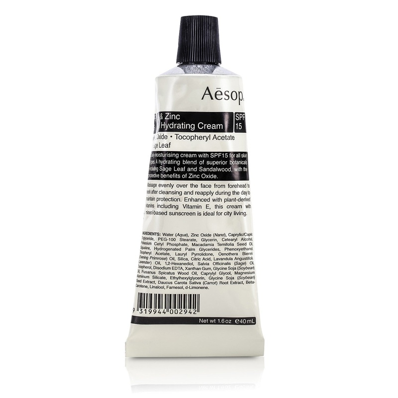 Aesop Sage & Zinc Facial Hydrating Cream SPF15  40ml/1.63oz