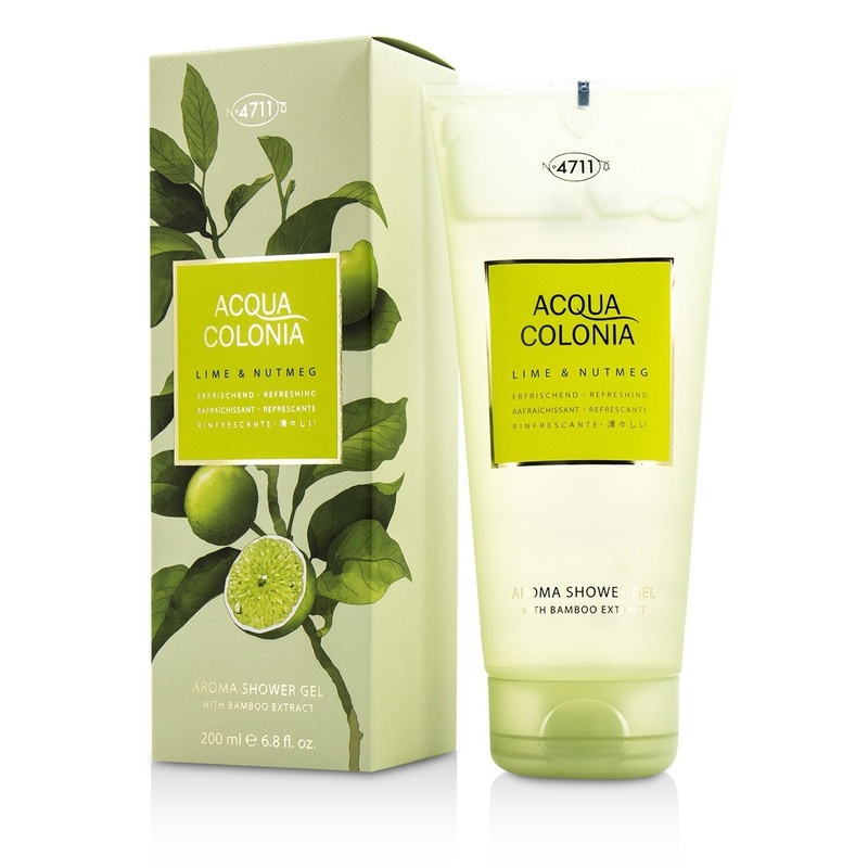 4711 Acqua Colonia Lime & Nutmeg Aroma Shower Gel  200ml/6.8oz