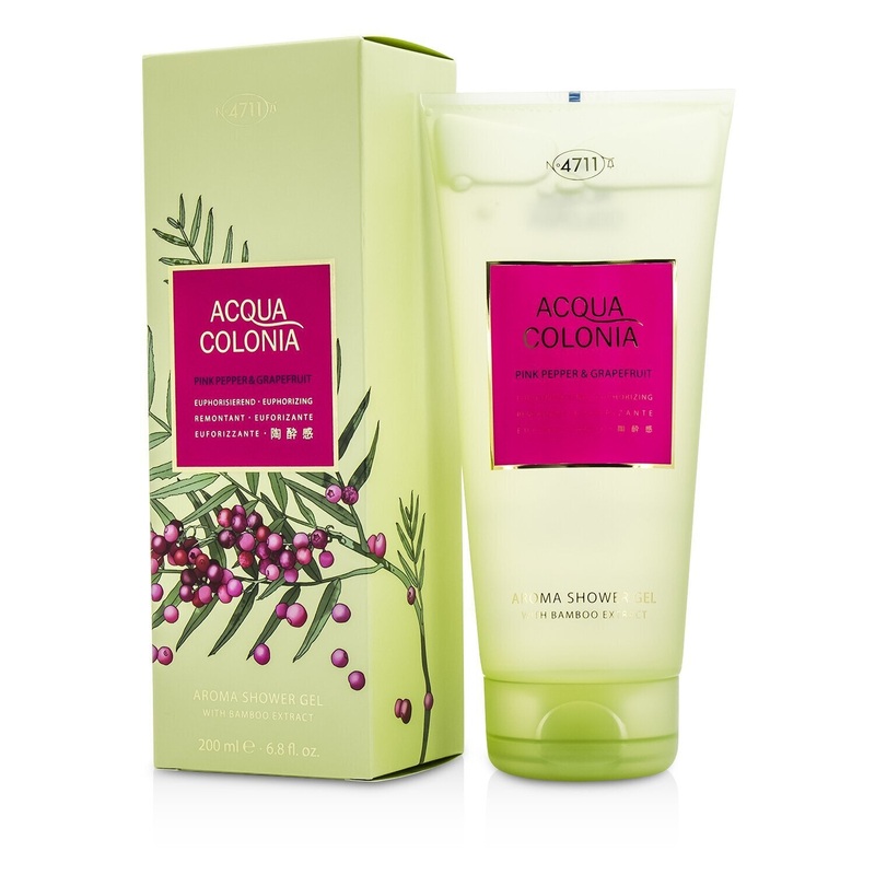4711 Acqua Colonia Pink Pepper & Grapefruit Aroma Shower Gel  200ml/6.8oz