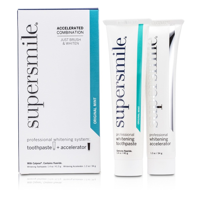 Supersmile Professional Whitening System: Toothpaste 50g/1.75oz + Accelerator 34g/1.2oz  2pcs
