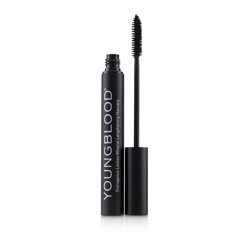 Youngblood Outrageous Lashes Mineral Lengthening Mascara - # Blackout (Box Slightly Damaged)  8.3ml/0.28oz