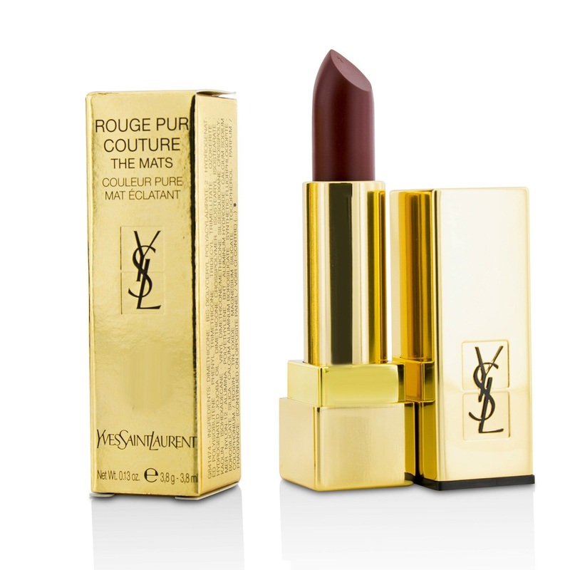 Yves Saint Laurent Rouge Pur Couture The Mats - # 222 Black Red Code  3.8g/0.13oz