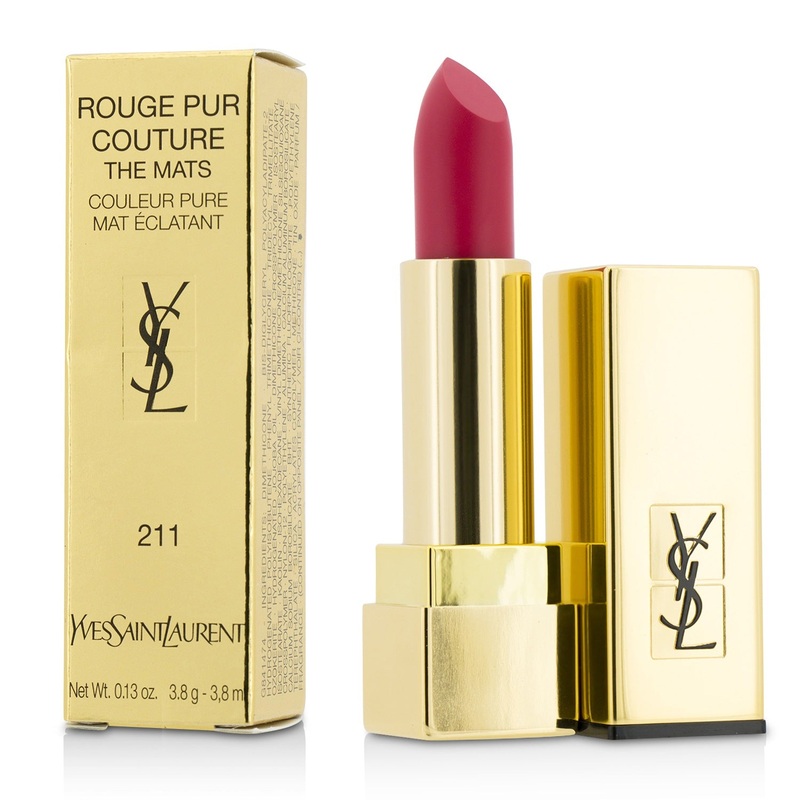 Yves Saint Laurent Rouge Pur Couture The Mats - # 211 Decadent Pink  3.8g/0.13oz