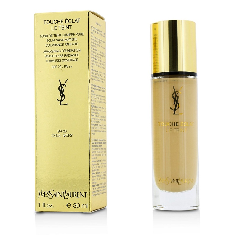 Yves Saint Laurent Touche Eclat Le Teint Awakening Foundation SPF22 - #BR20 Cool Ivory  30ml/1oz