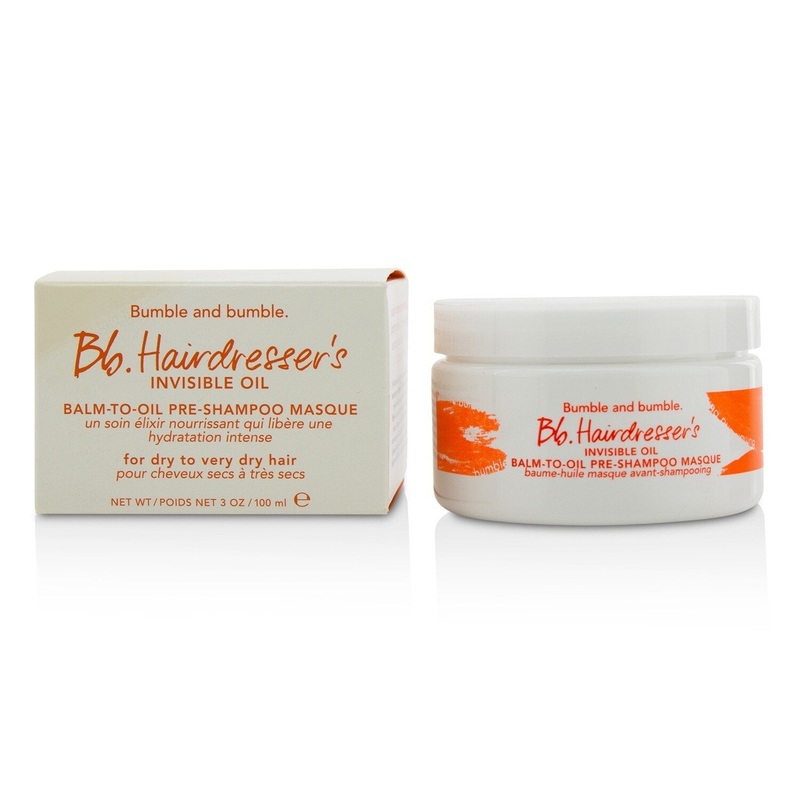 Bumble and Bumble Bb. Hairdresser's Invisible Oil Balm-To-Oil Pre-Shampoo Masque (For Dry to Very Dry Hair)  100ml/3oz