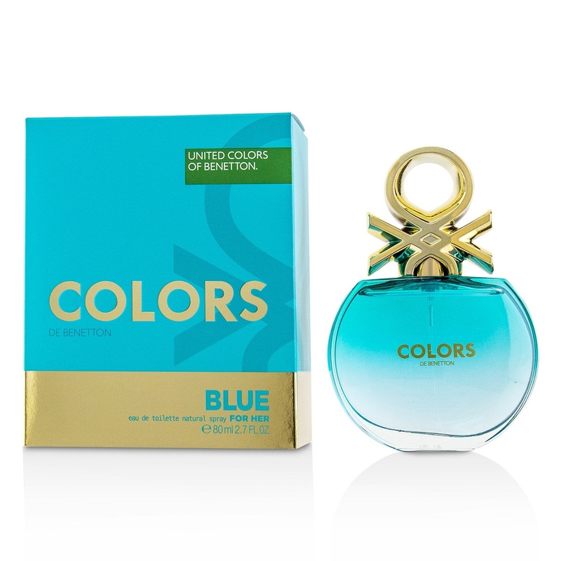 Benetton Colors Blue Eau De Toilette Spray  80ml/2.7oz